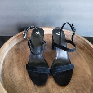 BP Nordstrom Strappy black Heels 10
